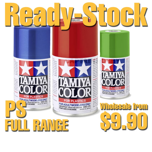 Tamiya TS Color Spray Paint TS-1 to TS-102 –Lacquer Spray for Plastic Model Kit,Cars,Aircraft,Gunpla
