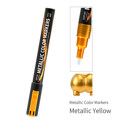 DSPIAE Super Metallic Marker MKA MKS Chrome Silver Gold Paint Pen for Gunpla Gundam Model Hobby DIY