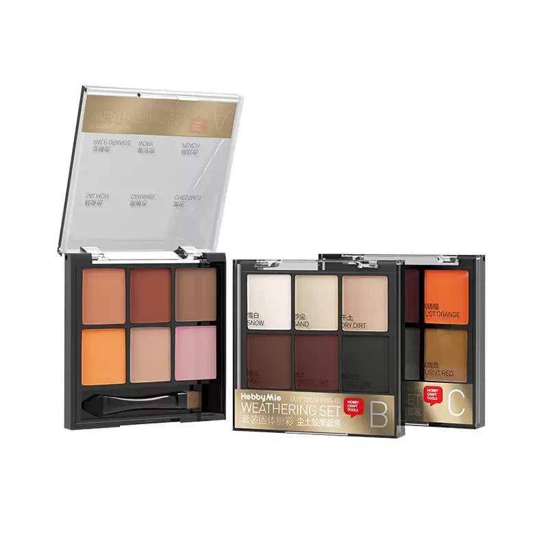 Weathering Makeup Set for Gundam Model Kit & Blind Box Doll Customization | Rust Effect