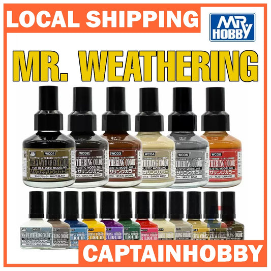 Mr Weathering Color Panel Liner & Thinner by Mr Hobby for Gundam Gunpla Scale Model  Figure