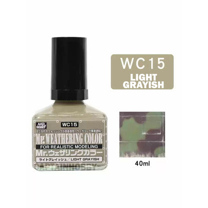 Mr Weathering Color Panel Liner & Thinner by Mr Hobby for Gundam Gunpla Scale Model  Figure