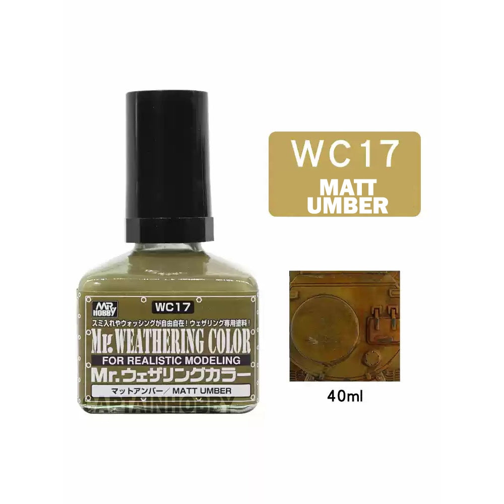 Mr Weathering Color Panel Liner & Thinner by Mr Hobby for Gundam Gunpla Scale Model  Figure