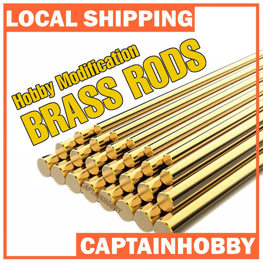 Brass Rods 0.2–3.0mm for Hobby Modification Parts for Gunpla Mecha Miniature Model Kit Doll Figurine