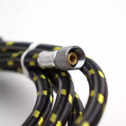 Premium 1.8 Metre Braided Nylon Flexible Air Hose 1/8 BSP for Tamiya, Iwata, Mr.Hobby Airbrushes