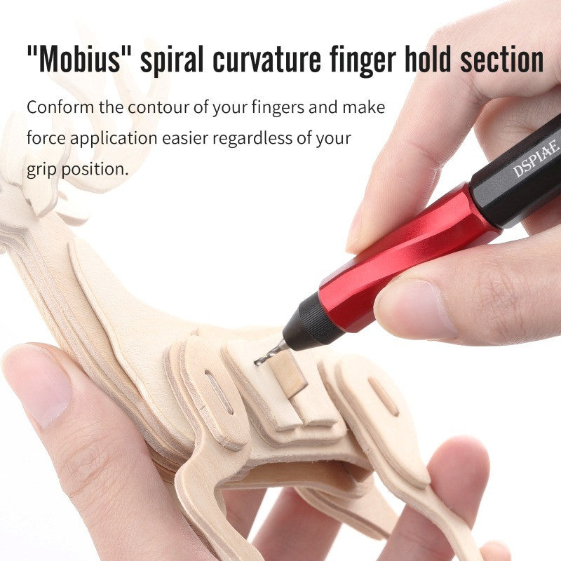 DSPIAE AT-MHD Mobius Hand Drill | Precision Pin Vise for Model Building DIY Hobby Tool