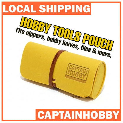 CaptainHobby Model Tool Roll Pouch– Captain Hobby Portable Organizer for Nippers, Craft Knife