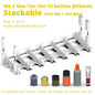 Stackable Paint Rack Holder – Desktop Paint Organizer for Vallejo AK Mig Mecha Tamiya Mr Color Paint