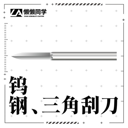 Tungsten Steel Triangle Carving Blade Hobby Knife | Precision Engraving Tool