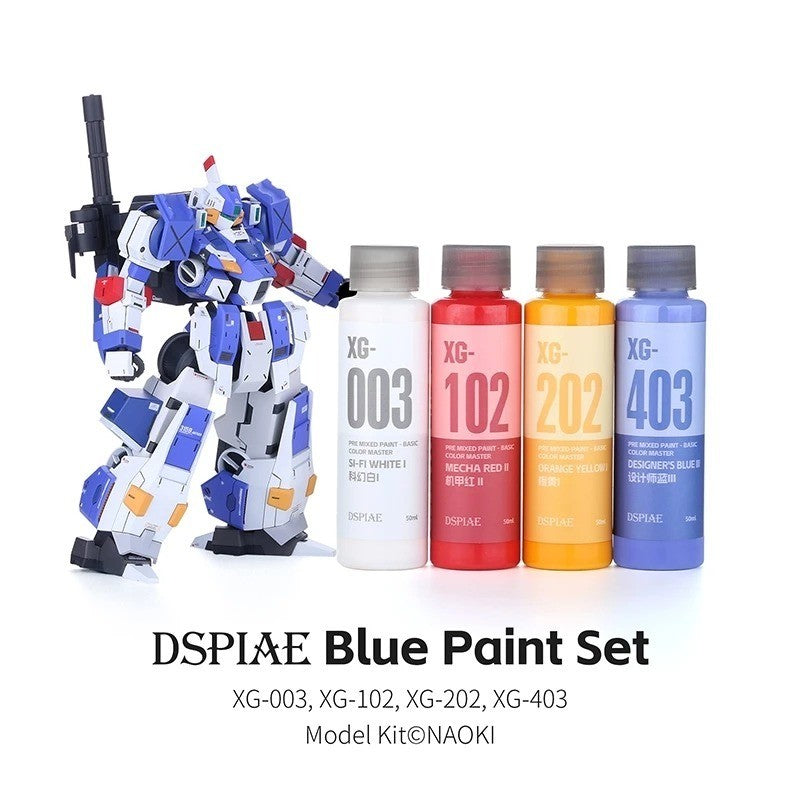 🇸🇬 DSPIAE Pre-Mixed Acrylic Paint 50ml– Water-Based Colors for Model & Gundam Airbrushing & Painting