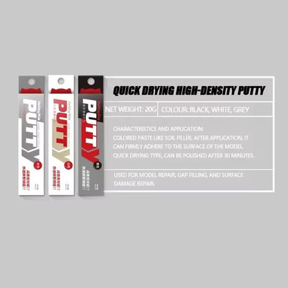 [Local Stock] High Density Model Putty by Hobby Mio– Quick-Dry Gap Filler for Gunpla Resin Plastic