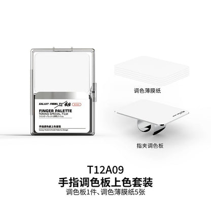 Finger Color Palette for Miniature Painting –Precision Magnetic Mixing Pad for Gundam Fantasy Models
