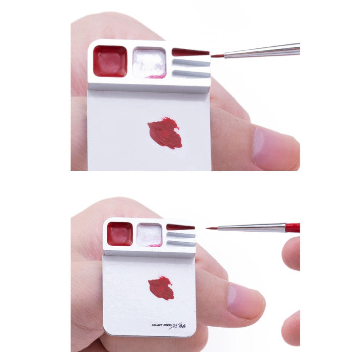 Finger Color Palette for Miniature Painting –Precision Magnetic Mixing Pad for Gundam Fantasy Models