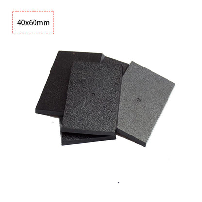 🇸🇬 Wargame Miniatures Base - Round / Square / Rectangle | Wargame Model Base Stand