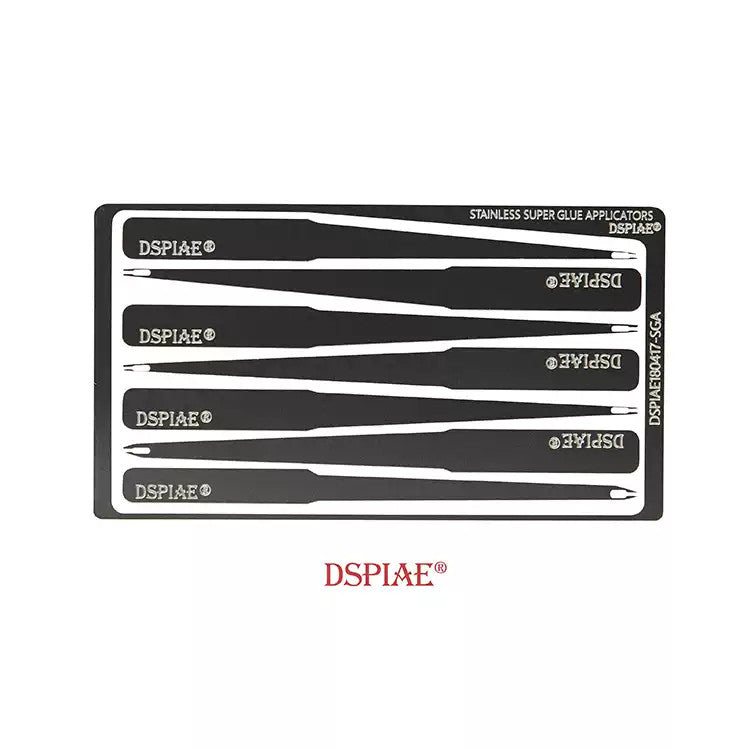 DSPIAE AT-GA Metal Glue Applicator Set Precision Super Glue Tool for Gunpla Gundam Desktop Miniture