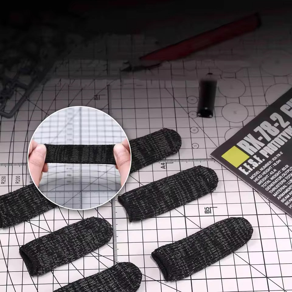 DSPIAE CF-01 Protective Finger Cots Anti-Cut Finger Sleeves for Plastic Model Assembly Gunpla DIY