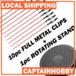 Rotating Airbrush Spray Stand Paint Tool Turn Table | Option with Painting Clips
