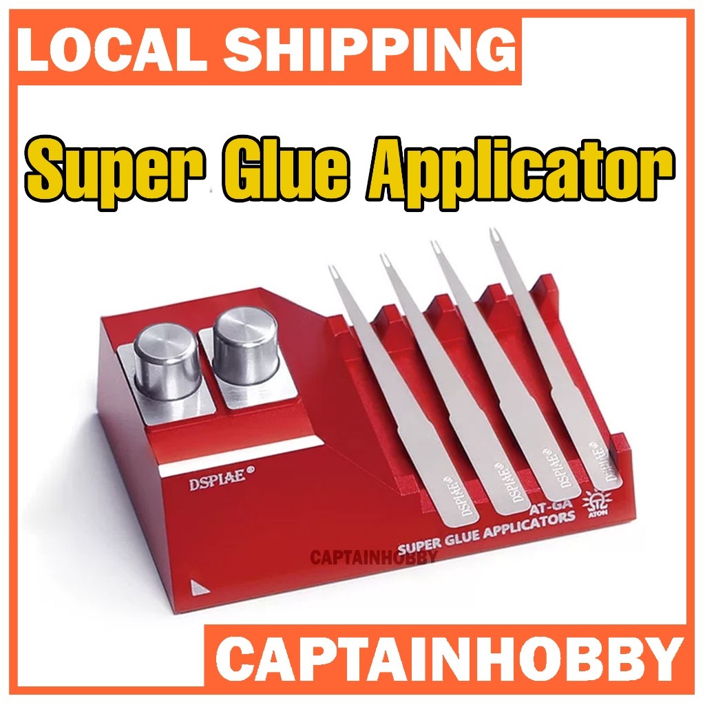 DSPIAE AT-GA Metal Glue Applicator Set Precision Super Glue Tool for Gunpla Gundam Plastic Model
