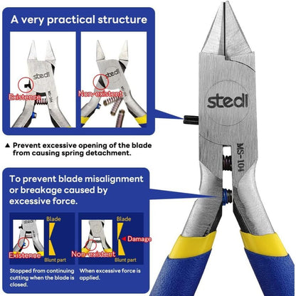 STEDI MS-104 Single Blade Nipper for Gunpla Plastic Model Sprue Cutter Precision Side Cutter Tool