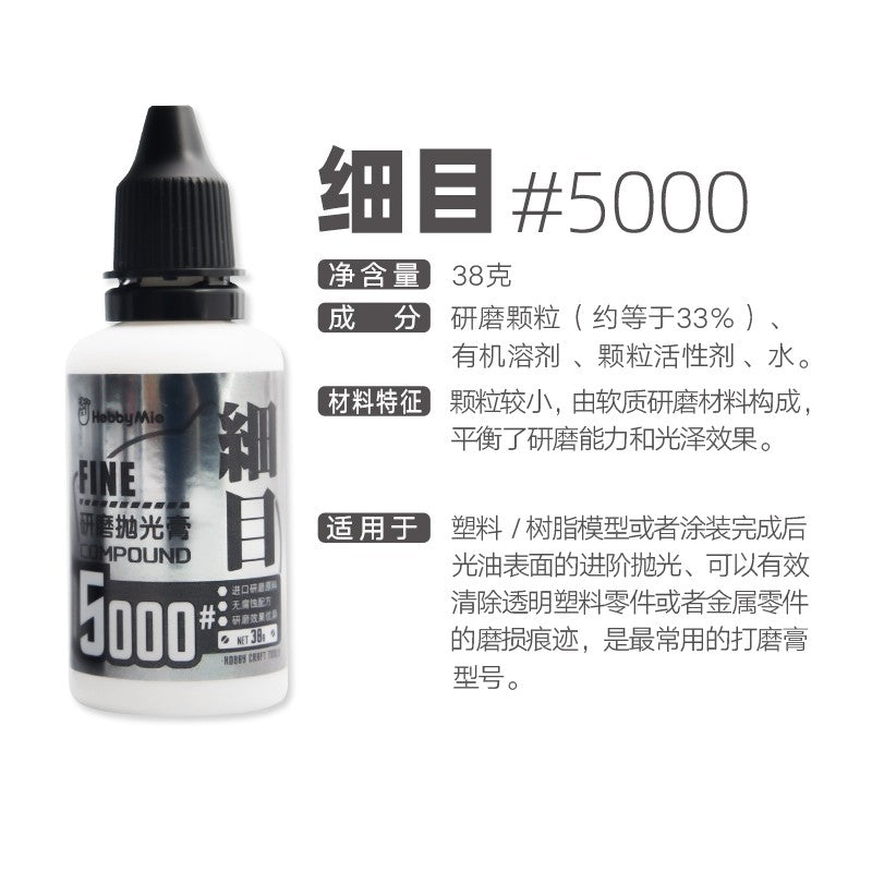 Tamiya Polishing Compound & HobbyMio Putty – for Hobby Plastic Models Car Motorbike Scale Models