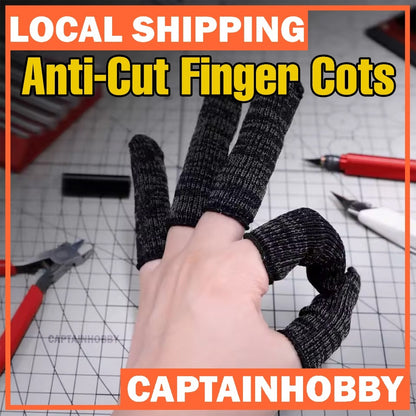 DSPIAE CF-01 Protective Finger Cots Anti-Cut Finger Sleeves for Plastic Model Assembly Gunpla DIY