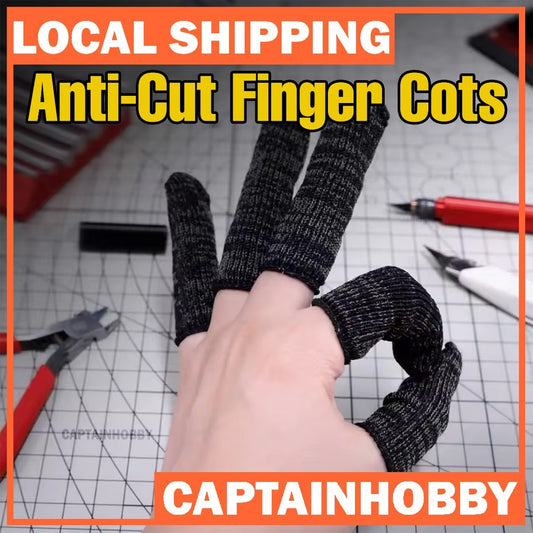 DSPIAE CF-01 Protective Finger Cots Anti-Cut Finger Sleeves for Plastic Model Assembly Gunpla DIY