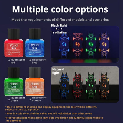 STEDI Fluorescent Panel Line Accent Color Water-Based Wash for Gundam Gunpla Models