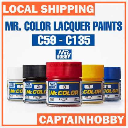 [SG Local] Mr. Color C59-C135 Lacquer Paint 10ml by Mr. Hobby for Gundam Airbrush & Scale Model