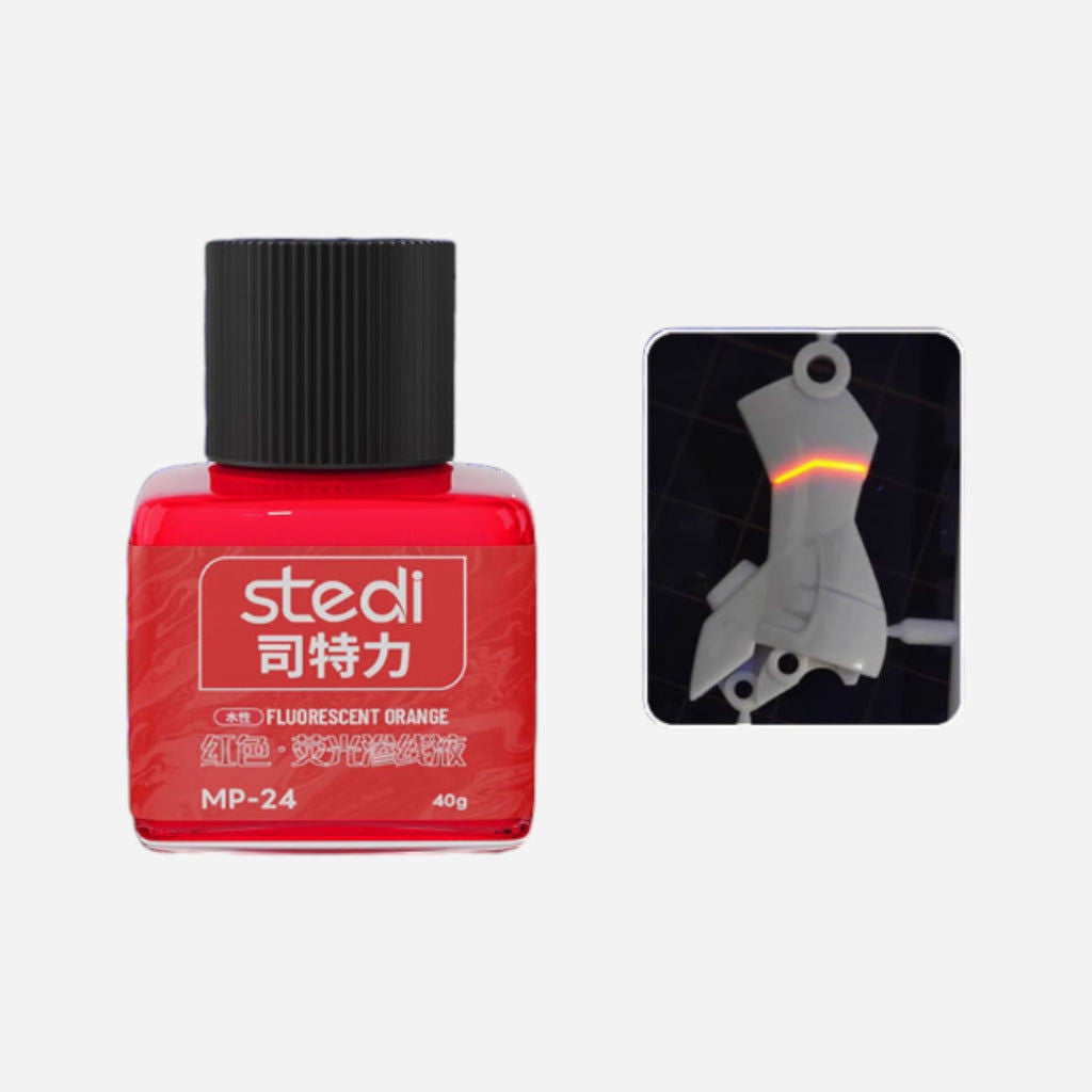 STEDI Fluorescent Panel Line Accent Color Water-Based Wash for Gundam Gunpla Models