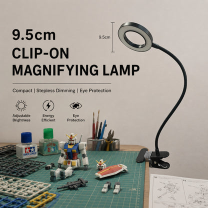 🇸🇬 Local Stock Magnifying LED Lamp for Gundam Model Kit Painting Hobby Craft Desk Light Clamp Mount