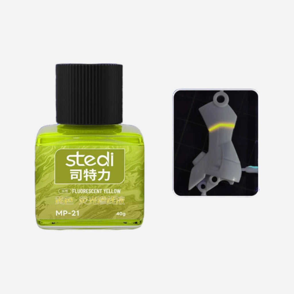 STEDI Fluorescent Panel Line Accent Color Water-Based Wash for Gundam Gunpla Models
