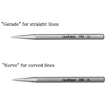 GodHand Riegel Needle Set GH-RN-Set – Engraver & Scriber Tool for Plastic Models, Gunpla, Gundam Kit