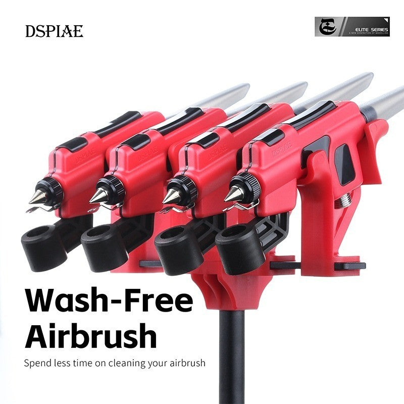Marker Airbrush & Wash-Free Airbrush Dspiae PT-AB – Dual Use Spray Gun for Model Paint & Marker Ink