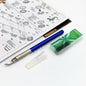 Premium Hobby Tools Set (5pcs) – Side Cutter, Design Knife, File, Tweezer for Gunpla & Model