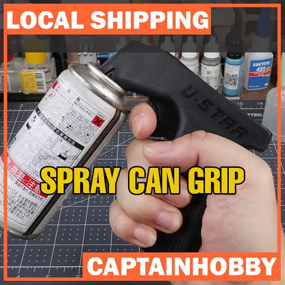 Spray Can Trigger Handle Grip by USTAR UA-91603 for Model Spray Cans Gunpla Hobby Painting Tool