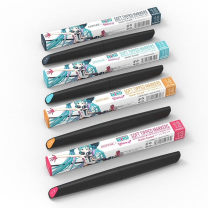 DSPIAE MK Racing Miku Water-Based Soft Tip Paint Marker Pen for Gunpla & Scale Model Kits