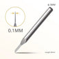 Premium Ultra-Hard Tungsten Steel Engraver Chisel Push Broach for Gundam Gunpla Panel Line Scribing
