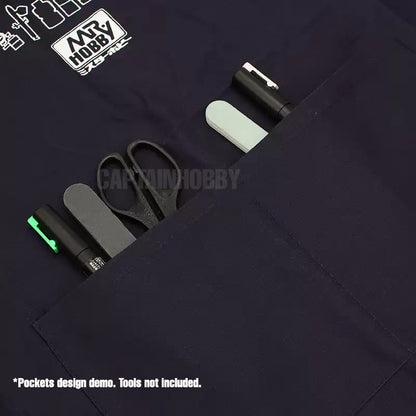 Mr. Hobby Modeling Apron | Hobby Work Apron for Gundam Gunpla Model Painting, Airbrush & DIY Craft