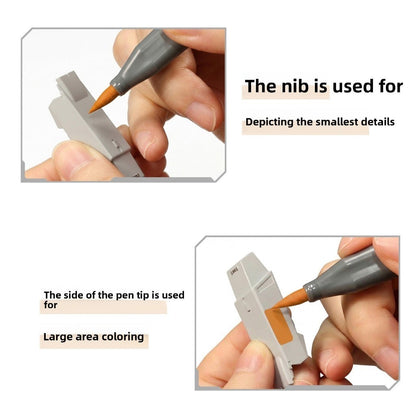 DSPIAE MK Racing Miku Water-Based Soft Tip Paint Marker Pen for Gunpla & Scale Model Kits