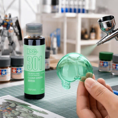 DSPIAE XSC Transparent Water-Based Airbrush Paint 50ml Pre-Thinned Colours for Gunpla & Model Kits