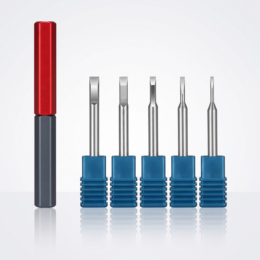 Premium Engraver/ Chisels/ Push Broach Set 0.1mm-1mm 5in1  for Gundam Gunpla Tamiya Model Building