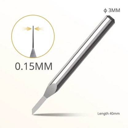 Premium Ultra-Hard Tungsten Steel Engraver Chisel Push Broach for Gundam Gunpla Panel Line Scribing