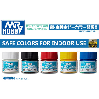 [SG Local] Mr. Hobby AQUEOUS Hobby Color 10ml – Color H100 PLUS