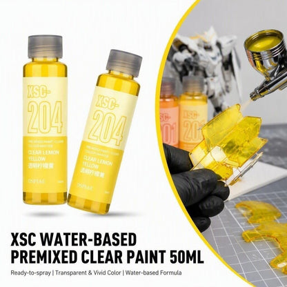 DSPIAE XSC Transparent Water-Based Airbrush Paint 50ml Pre-Thinned Colours for Gunpla & Model Kits