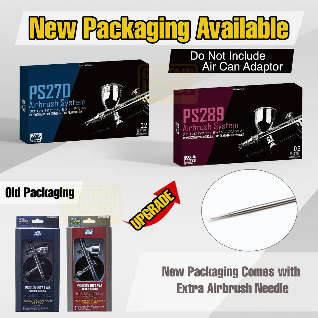 MR. AIRBRUSH Procon Boy GSI Creos PS-290 LWA Trigger Type 0.5mm Double Action mr hobby